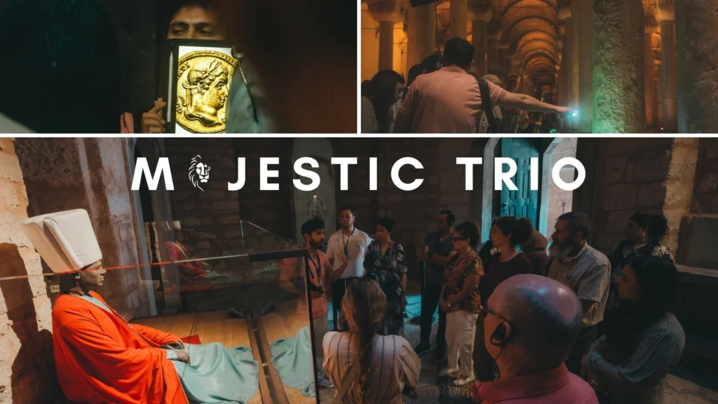 Hagia Sophia, Topkapi & Cistern: Small Group Tour with Historian and visitors discovering the sites