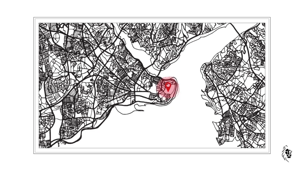 Where to Stay in Istanbul: Map of Fatih 1 – Inner Old Town hotel areas and landmarks